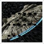 Marco para minifiguras LEGO BAKURA 25 SW Halcón Milenario Bn