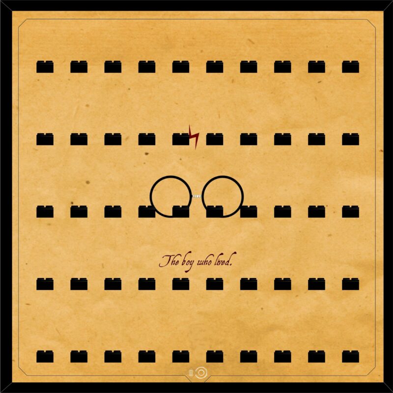 Marco para minifiguras LEGO BAKURA 35 HP THE BOY WHO LIVED Nn