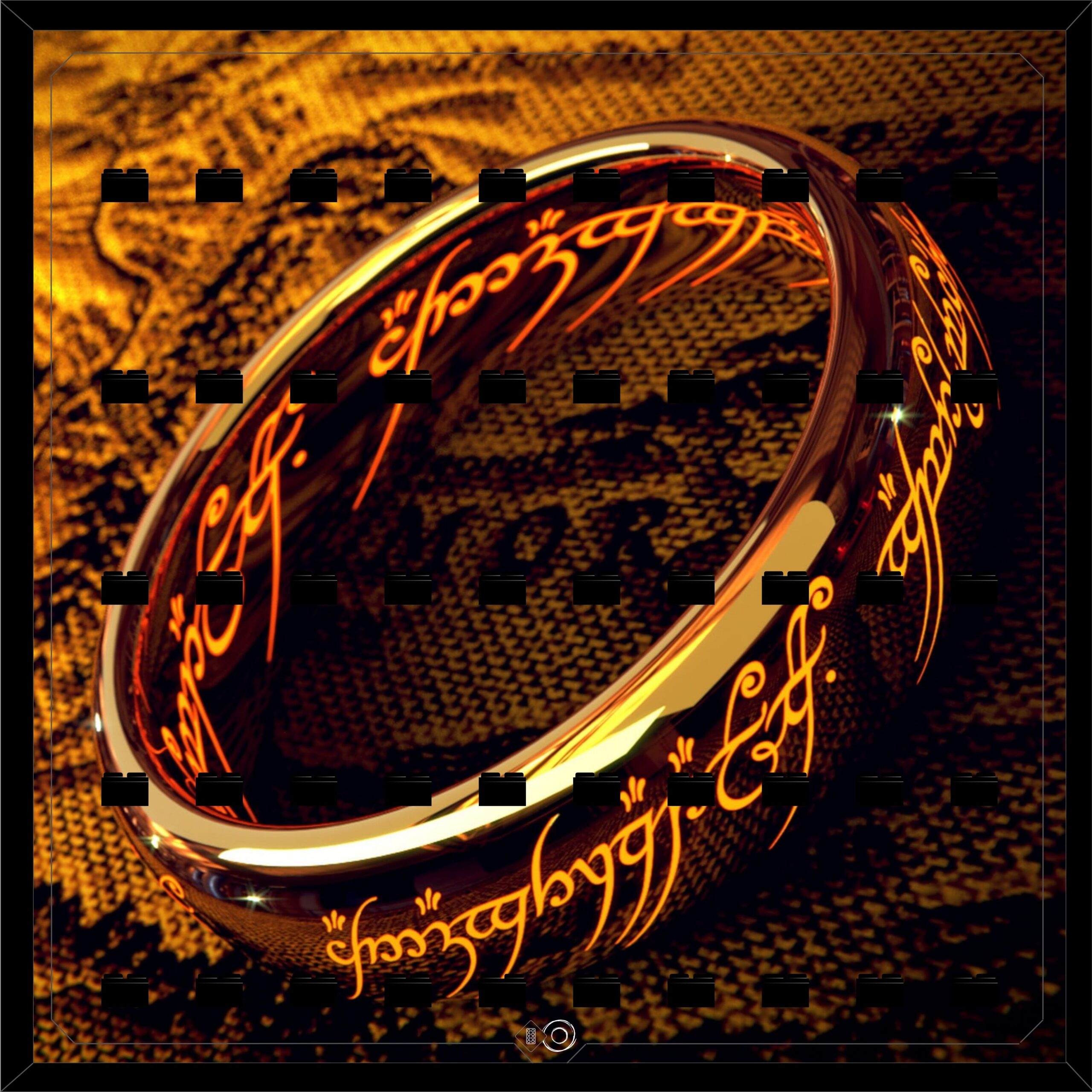 Marco para minifiguras LEGO BAKURA 35 LOTR Ring Nn Marco para minifiguras LEGO BAKURA 35 LOTR Ring Nn