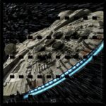 Marco para minifiguras LEGO BAKURA 35 SW Halcón Milenario Nn