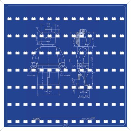 Marco para minifiguras LEGO BAKURA 50 LEGO MINIFIG Bb