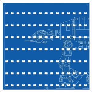 Marco para minifiguras LEGO BAKURA 50 SW AT-AT Bb