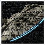 Marco para minifiguras LEGO BAKURA 50 SW Halcón Milenario Bn