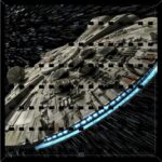 Marco para minifiguras LEGO BAKURA 50 SW Halcón Milenario Nn