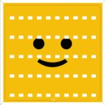 Marco para minifiguras LEGO BAKURA 35 LEGO HEAD Bb