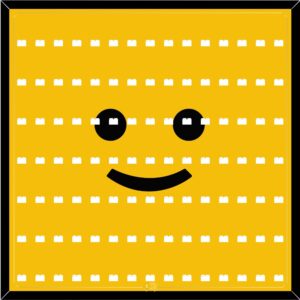 Marco para minifiguras LEGO BAKURA 50 LEGO HEAD Nb