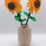 Brimin Display BLOOMBRICK 1x1x1 round beige sunflowers
